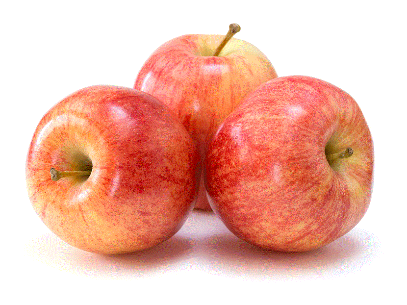 tres manzanas rojas colocadas entre si