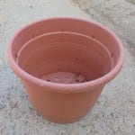 Maceta de plástico