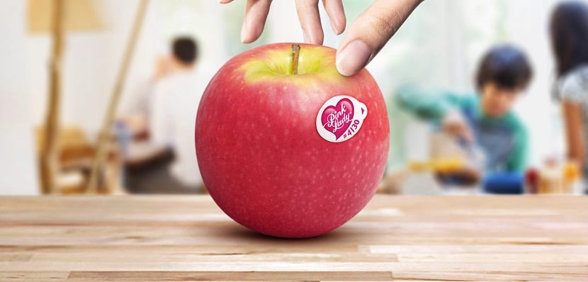 Se trata de una manzana que se caracteriza por tener un peculiar tono bicolor
