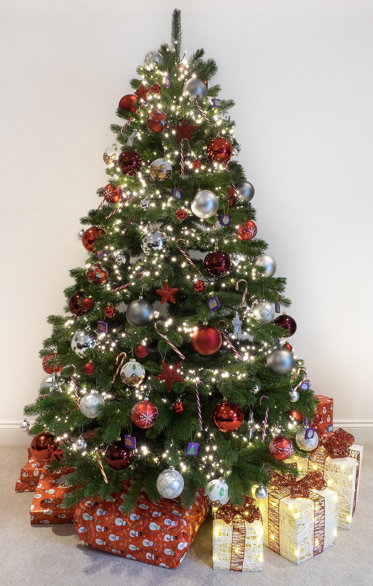 Árboles de navidad: tipos, características, tamaño, variedades, colores…