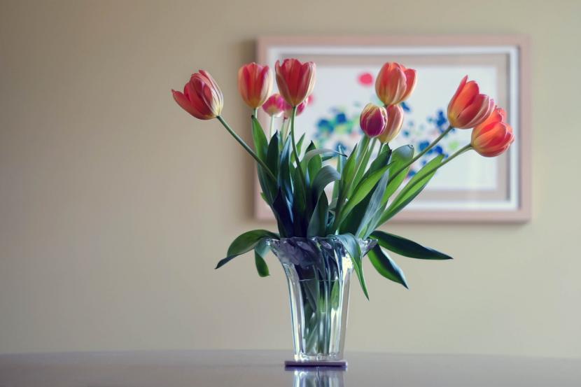 Flores en florero