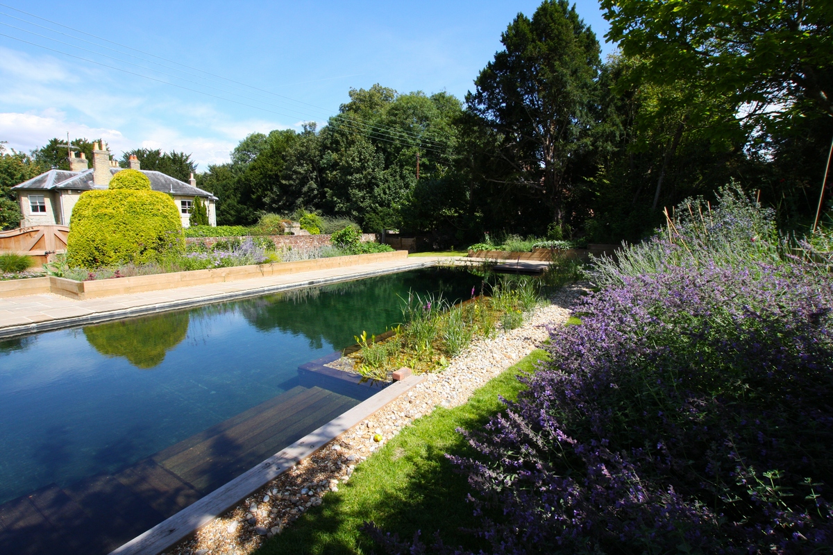Piscina pequeña jardin