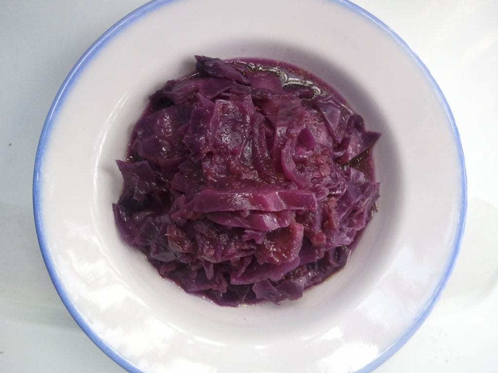 La lombarda cocida es comestible
