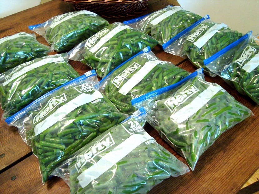 Cómo congelar judías verdes del huerto paso a paso