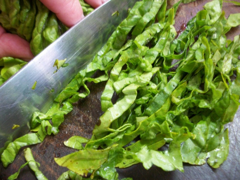 Variedad de vegetales al corte
