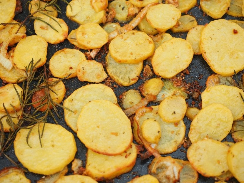 Utiliza las patatas agria para cocinarlas al horno