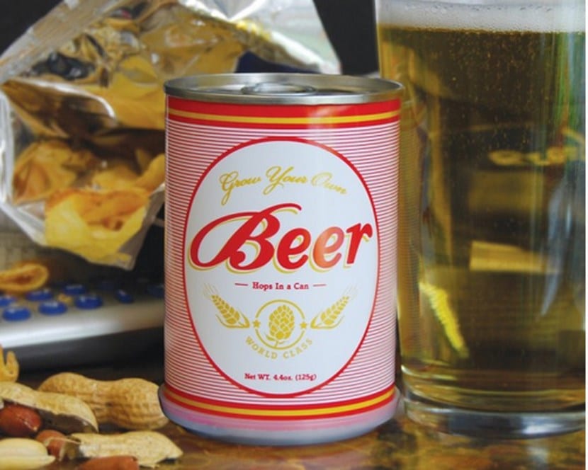 Sembrar lúpulo en una lata de cerveza: guía real