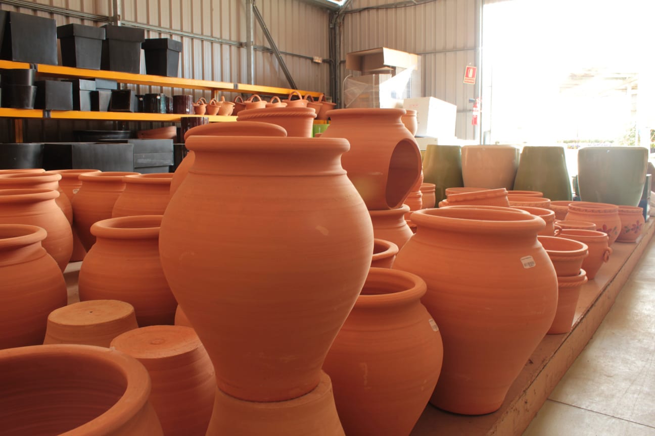 Macetas de barro