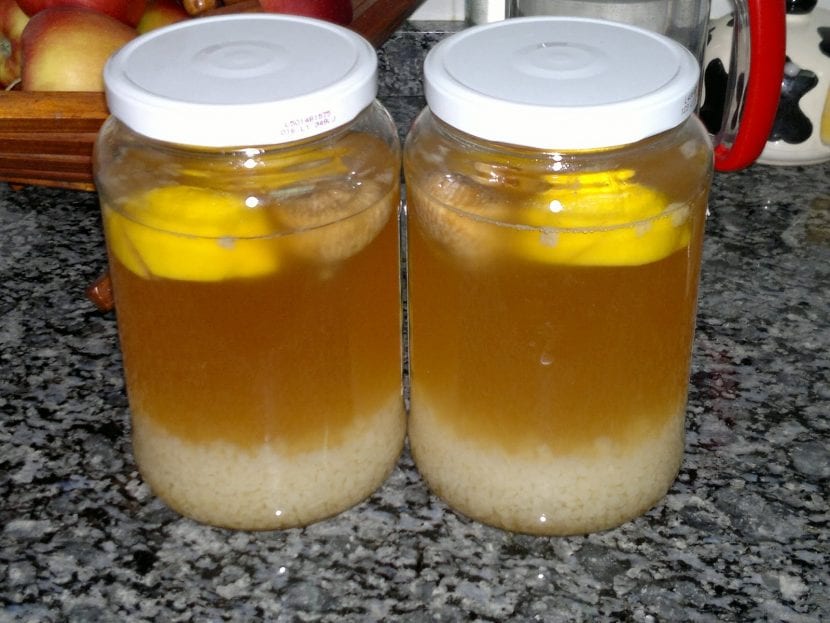 Preparación del kéfir de agua