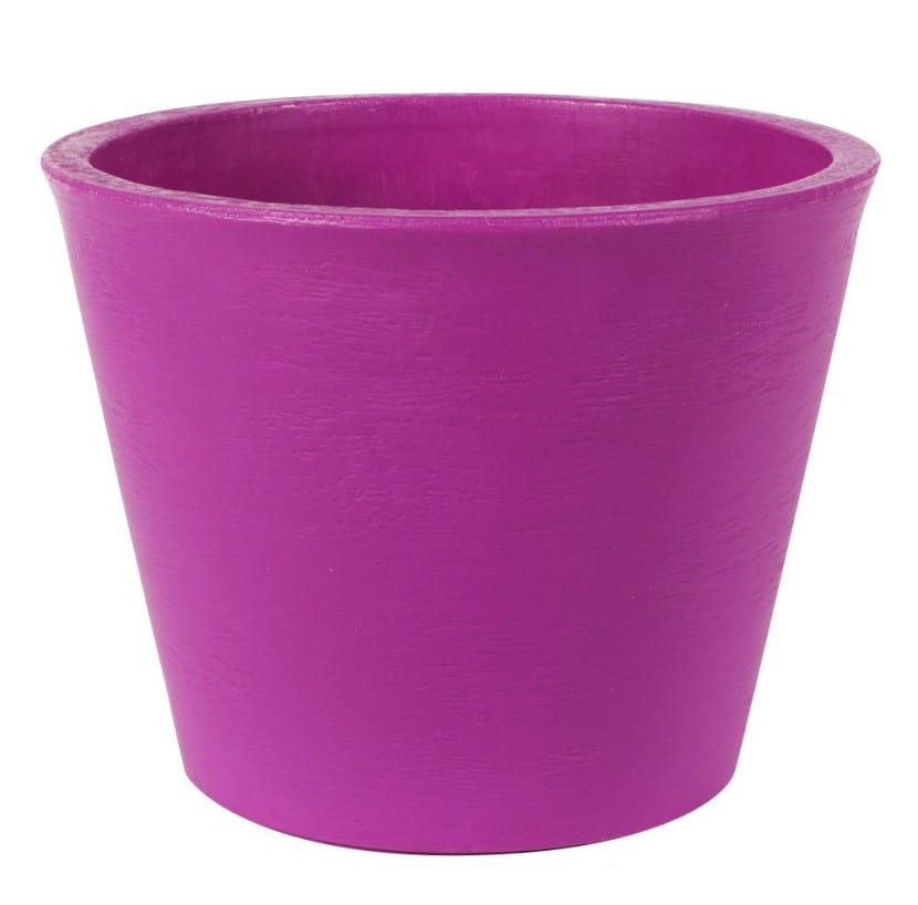 Maceta de plástico