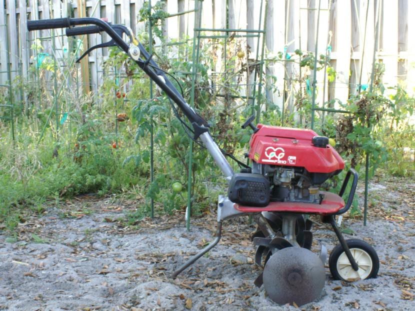 Motocultor para jardín