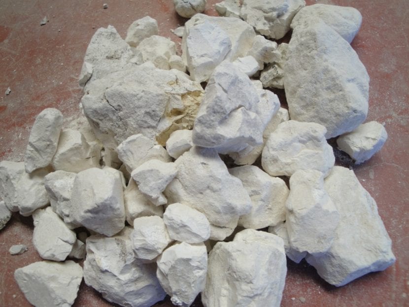 Terrones de cal