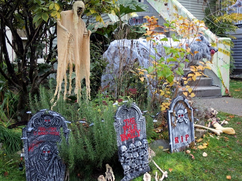 Convierte tu jardin en un cementerio