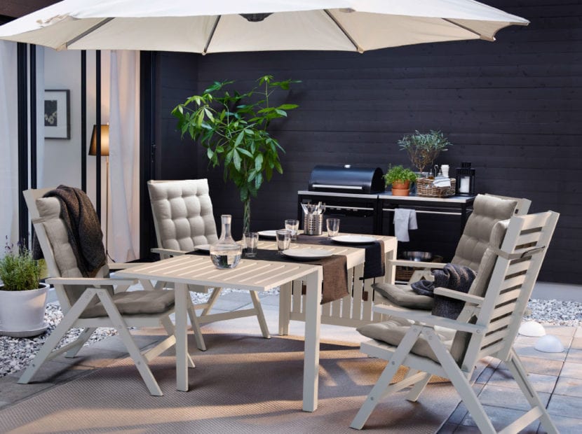 Conjunto de mesa y sillas