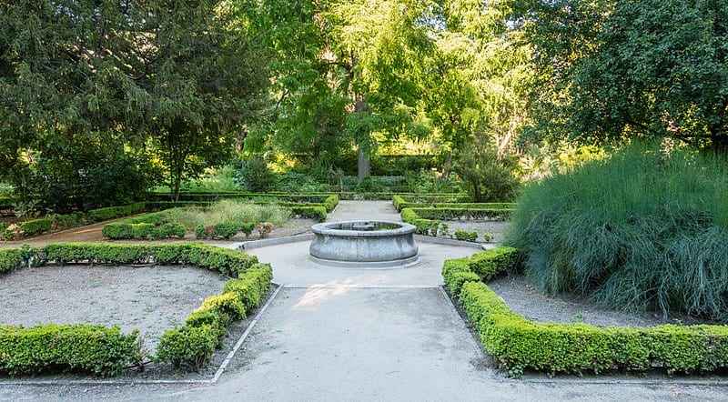 Vista de una zona del Real Jardín Botánico de Madrid