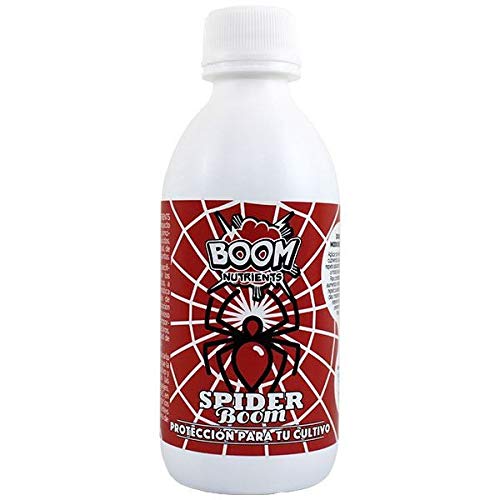 Boom Nutrients | Antiácaros para Plantas, Acaricida Araña Roja | Spider Boom (250 ml)