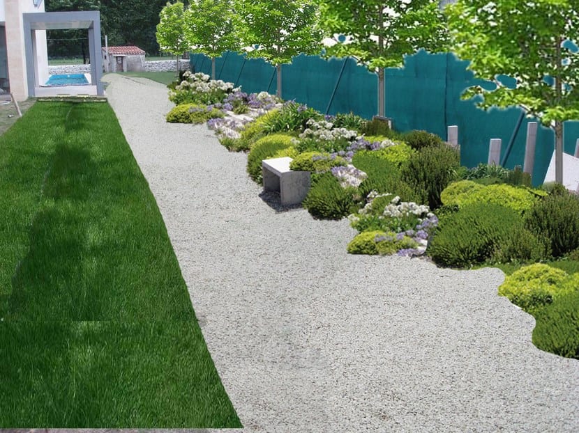 Sendero jardín