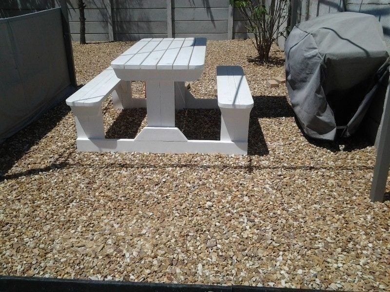 Grava para terraza