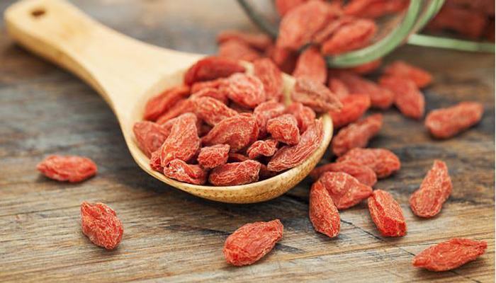 Bayas de goji secas