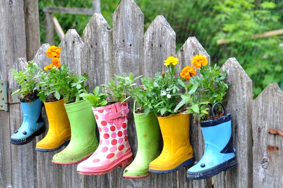 Macetas recicladas: qué comprobar antes de plantar