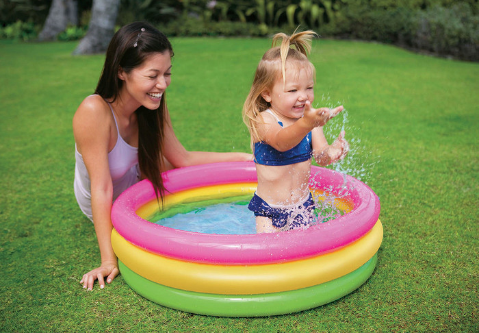 piscinas infantiles jardín